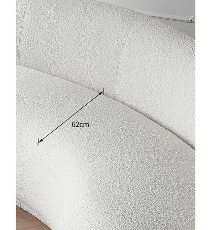 Living room Julep sofa Curved cashew sofa