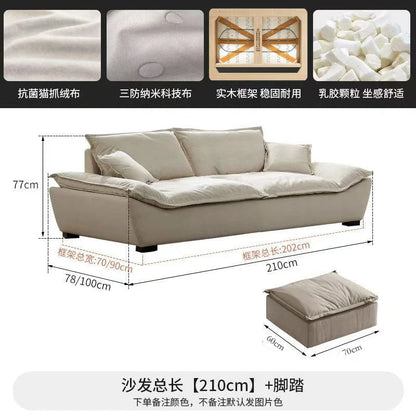 Love Seat Modern Living Room Sofas Nordic Luxury Floor Armchair Sectional Outdoor Sofa Patio Balcony Divano Hotel Furniture
