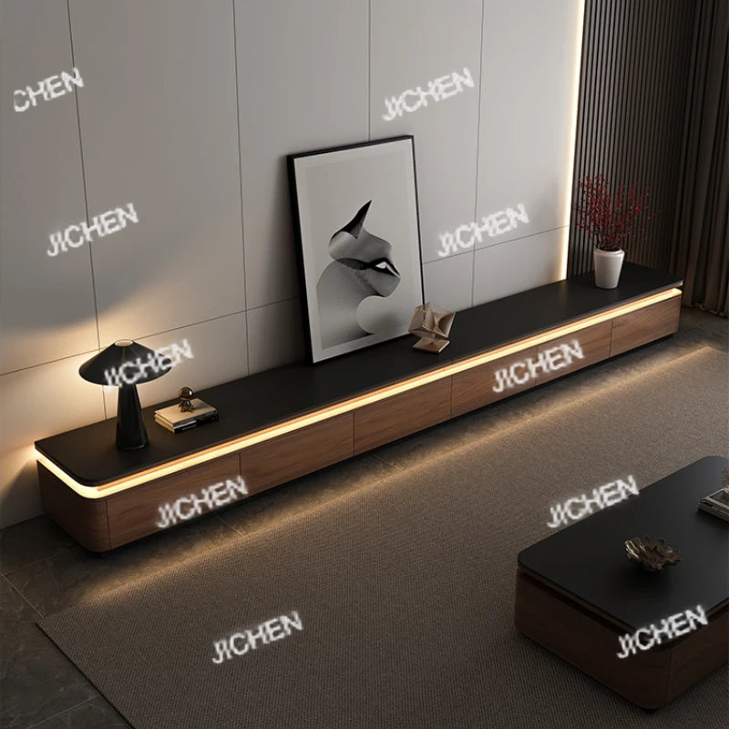 JC Storage Retro Design Tv Stand Coffee Table Lights Minimalist Floor Tv Stands Home Universal Mueble Para Televisor Furniture