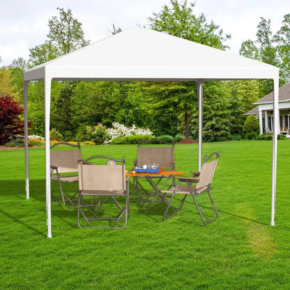 10x10 Gazebo Waterproof Outdoor Canopy Patio Tent for Wedding BBQ Party, Durable and Easy Setup