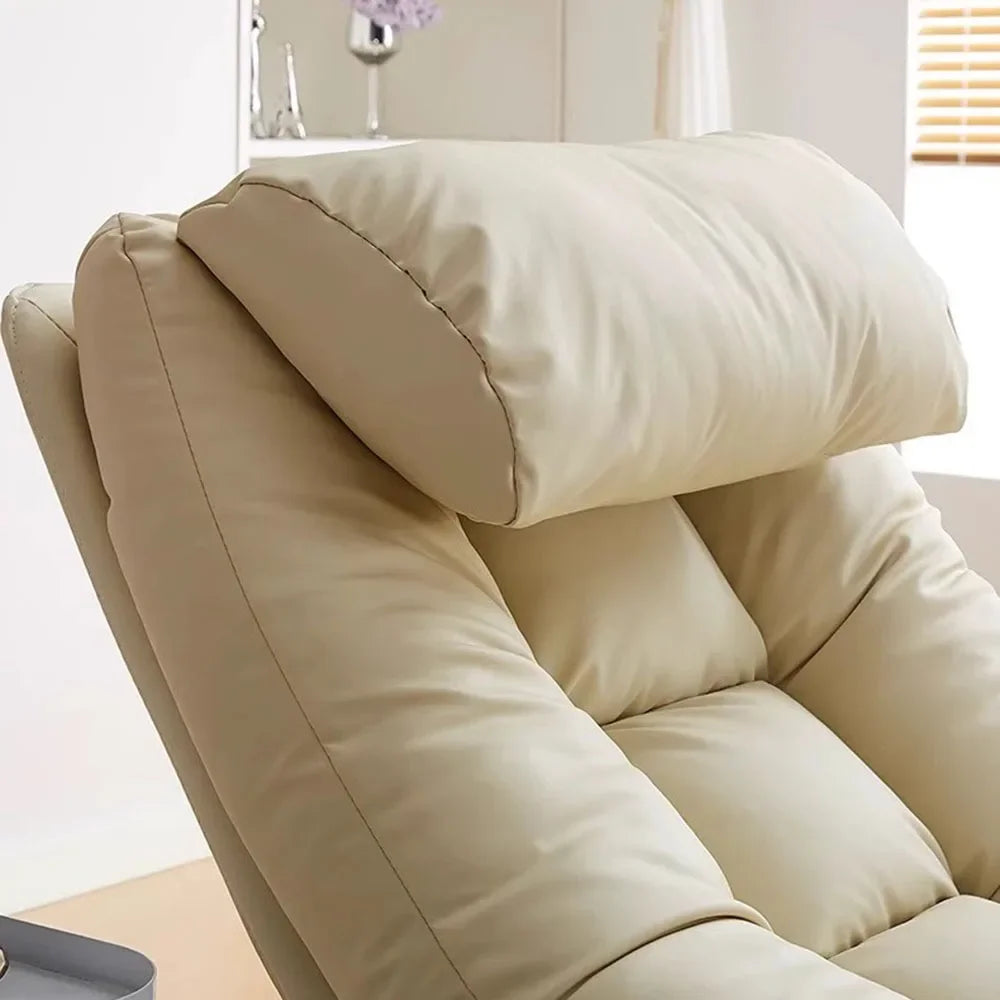 Neck Support Swivel Chairs Ergonomic Back Lazy Meditation Modern Chair Living Single Design Fauteuil