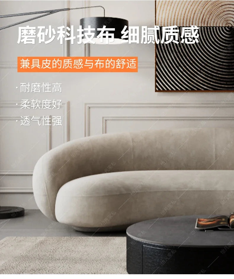 Elastic Luxury Living Room Sofa Modern Aesthetic Elegant Sectional Sofa Designer Replica Muebles Para El Hogar Nordic Furniture