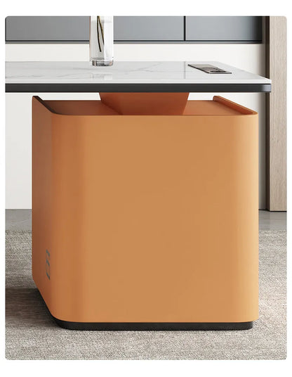 Italian minimalist rock slab office table study table Computer desk Room desks office desks and workstations studio desk