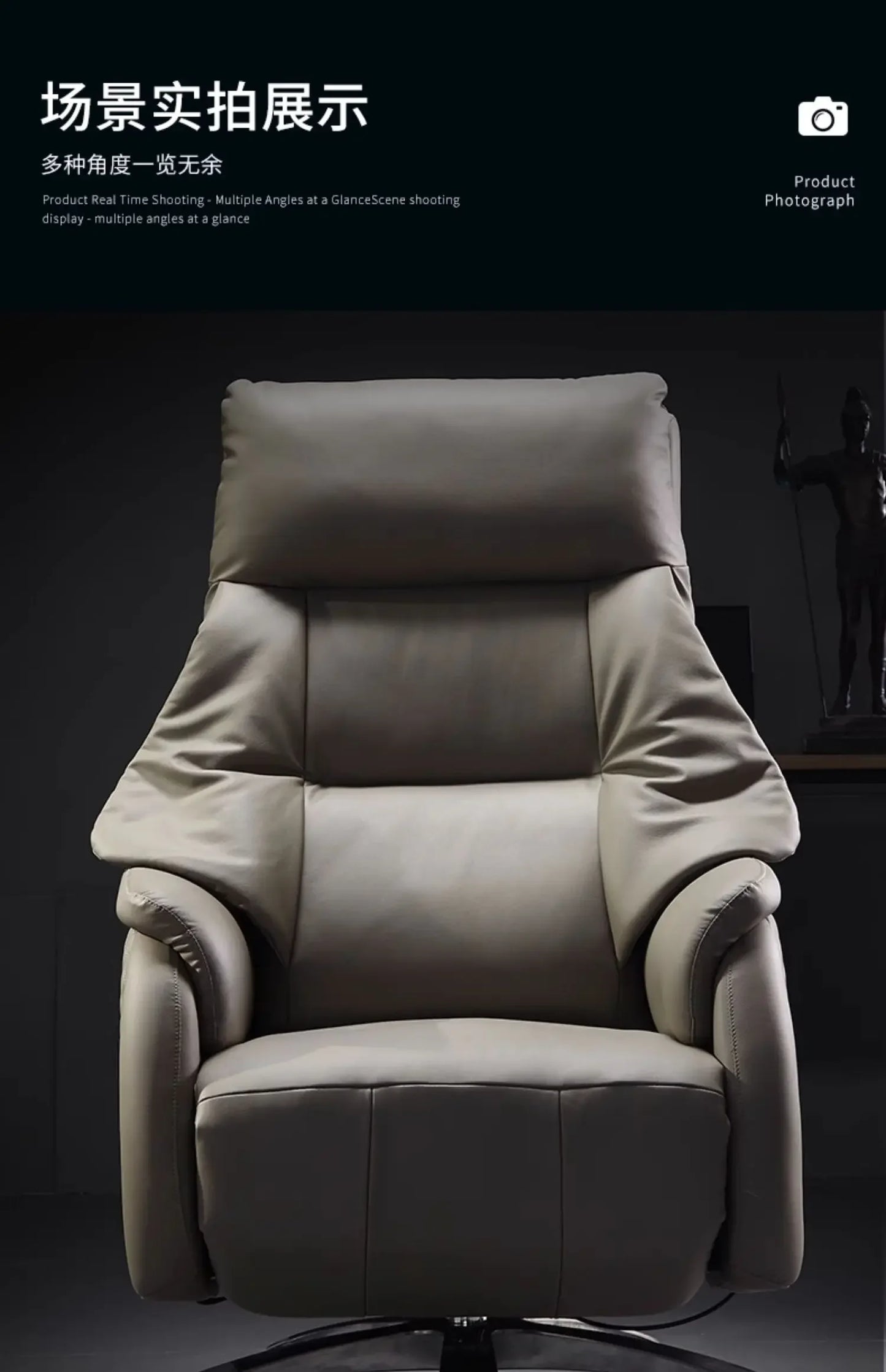 Comfortable Interior Office Chair Weightless Luxury Footrest Office Chair Conference Adjustable Silla De Oficina House Furniture