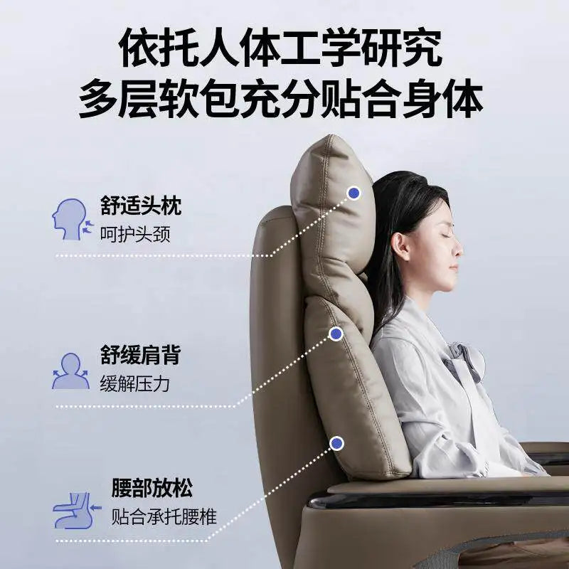 Smart Electric Executive Office Chair with Ventilation - Reclining Massage CEO Chair for Home Professional Use Furniture JT40