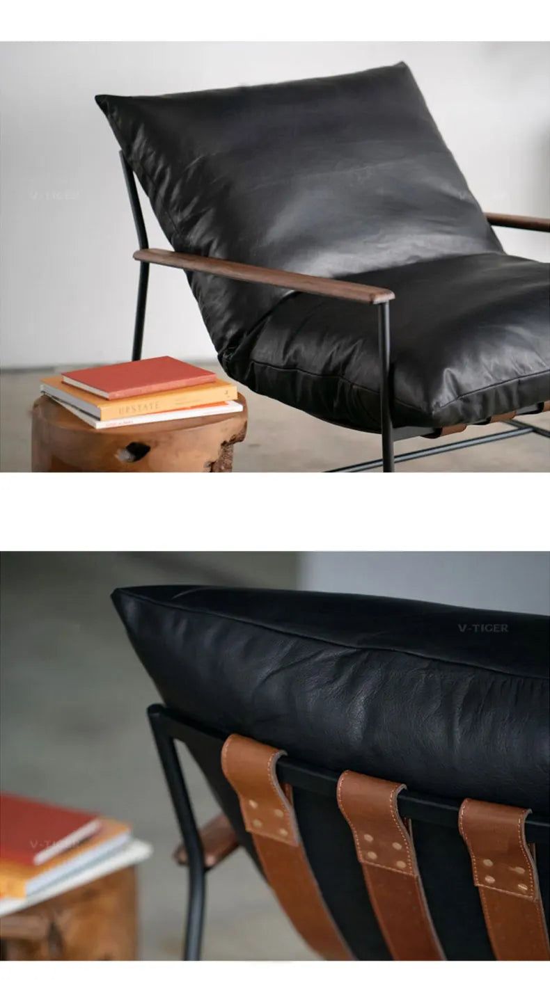 Designer Cream Style Fabric Recliner Living Room Balcony Leisure Saddle Leather Single Sofa Chair