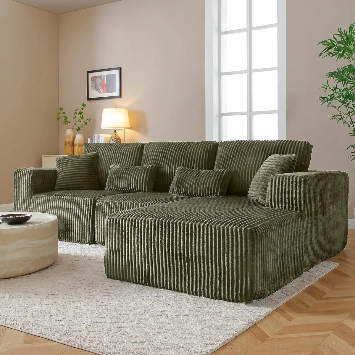 Modular Sectional Sofa Cloud Sectional Couch, 107