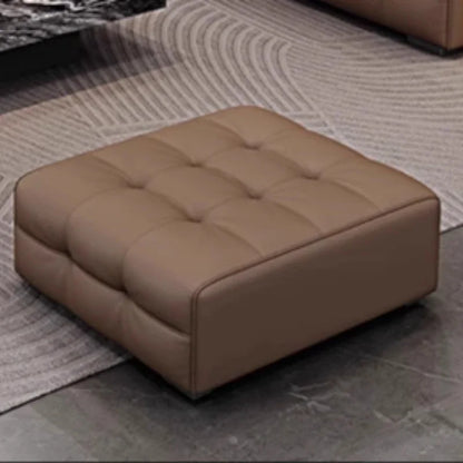 Modern Minimalist New Leather Living Room Lawrence Italian Light Luxury Straight L Shaped Sectional Lazy Soft Tatami Lounge Sofa