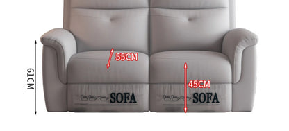 Comfort Electric Recliner Sofa Leather Sectional Genuine Retractable Combined Couch Bed Convertible Divano Letto Furnitures