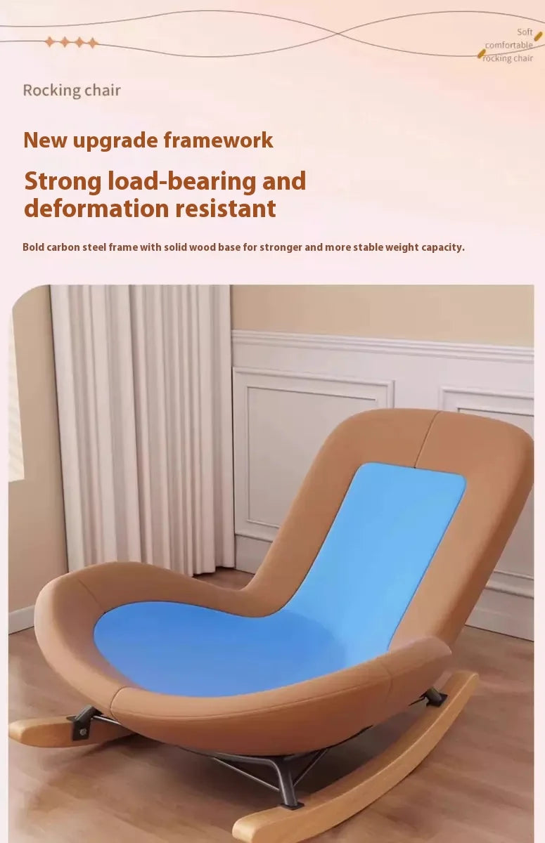 Nordic-style rocking chairs, chairs for rest, balconies, living rooms, leisure, lazy sofas, adult light stools, penguin chairs