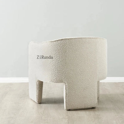 Living room furniture, modern cashmere chair, living room lounge chair