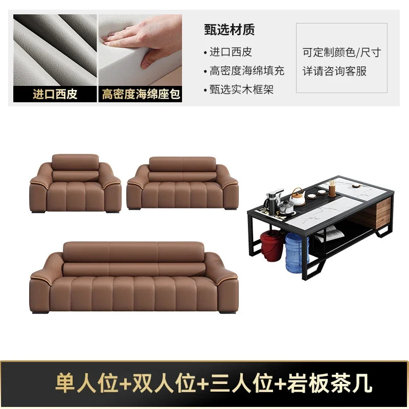 Designer Minimalist Recliner Sofas Designer Chaise Wooden Living Room Sofas Lounges Daybed Luxury Couch Furniture