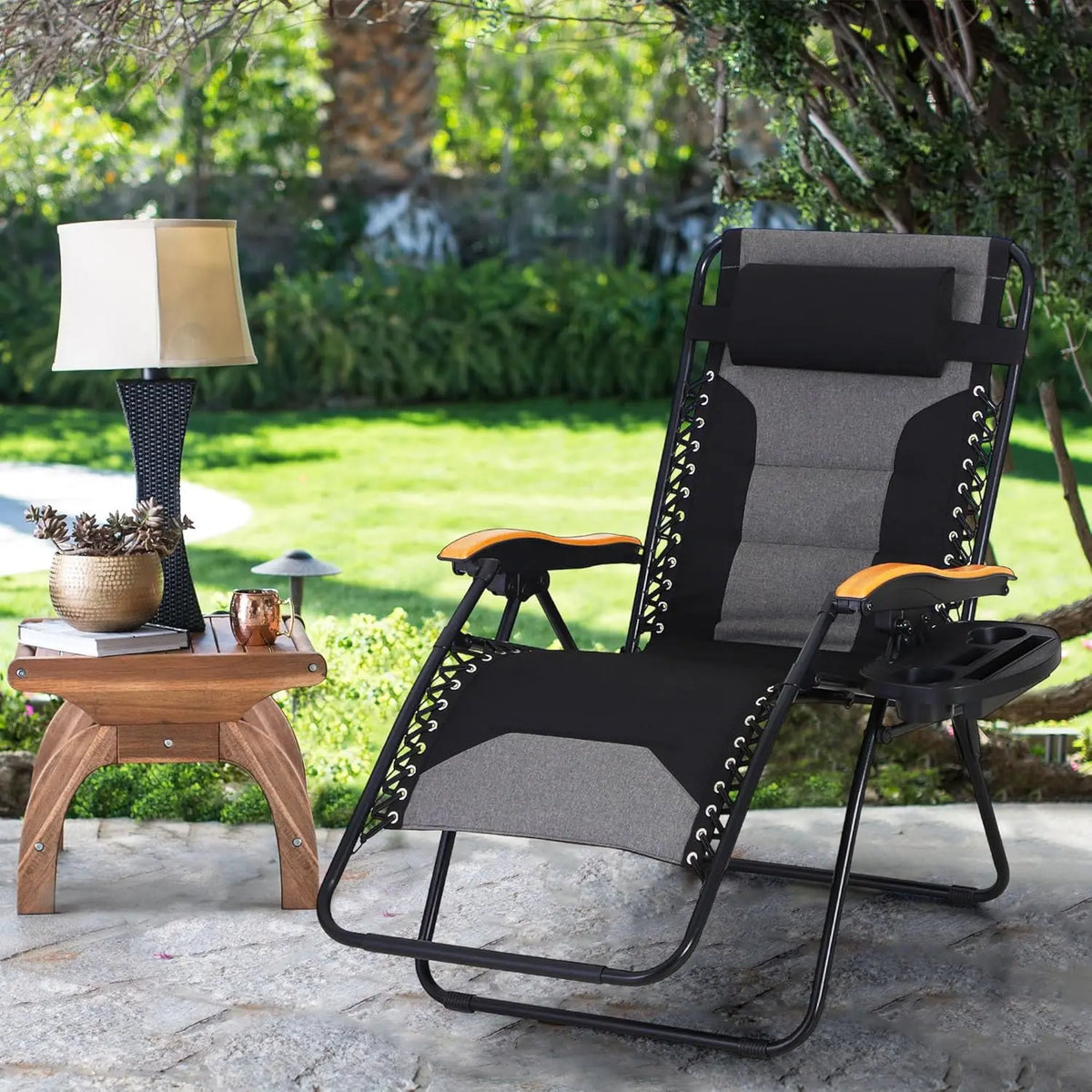 Oversized XXL Padded Zero Gravity Lounge Chair 30