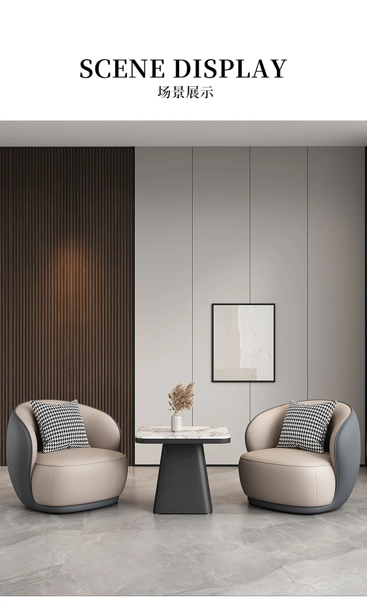Lounge Modern Set Of 2 Chairs Nordic Modern Stools Table Luxury Office Reception Sedie Da Soggiorno Living Room Furniture