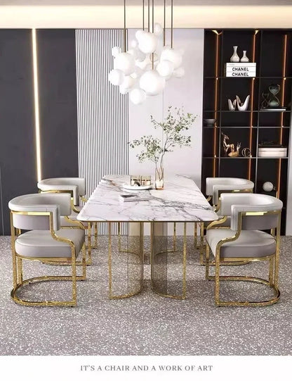Luxurious modern simple leisure chairs dining chairs home negotiation chairs fashion makeup chairs tea table chairs