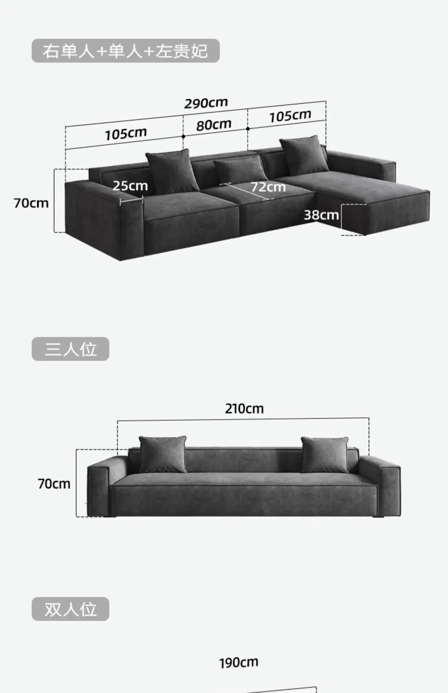 Elegant Designer Lazy Sofa Cheap Oversize Foam Loveseat Children Human Sofa Plush Sofabed Reading Salon Meuble Furniture