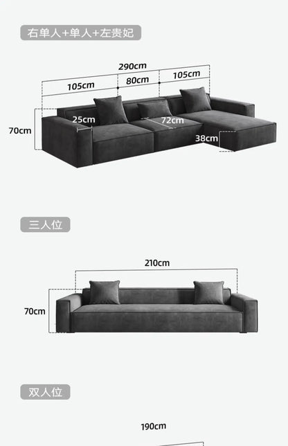 Elegant Designer Lazy Sofa Cheap Oversize Foam Loveseat Children Human Sofa Plush Sofabed Reading Salon Meuble Furniture