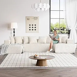 Modular Sectional Couch, Luxury Black  Couches for Living Room