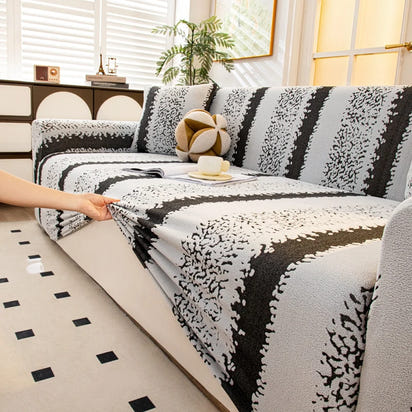 Jacquard Sofa Covers for Living Room Stretch Couch Cover Pets Dogs Friendly Anti Slip Thickened Slipcovers Furniture Protector