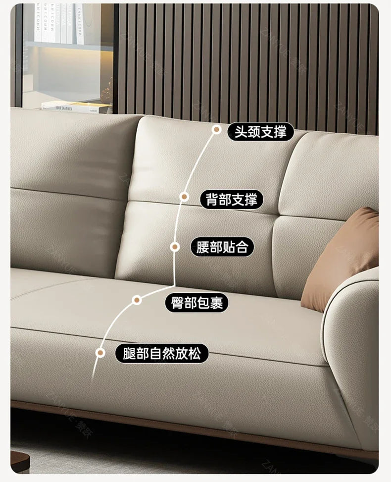 Designer Luxury Living Room Sofa Set Minimalist Beige Sectional Modern Nordic Sofas Puffs Double Canape Salon Home Furniture