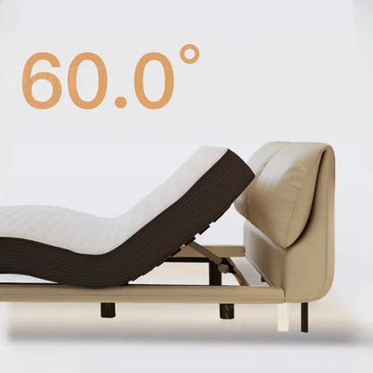 Elegant Modern Double Bed Luxury Upholstered Comferter Adults Bed Adjustable Electric Cama Box Casal Bedroom Furniture