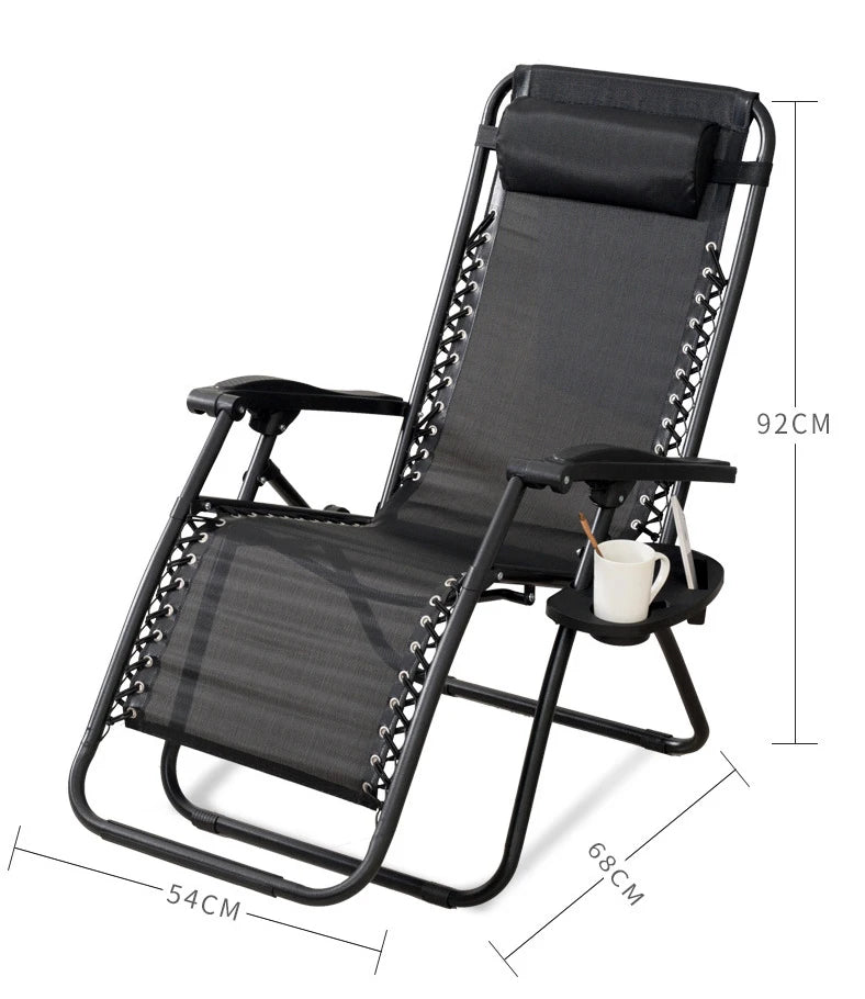 Adjustable Foldable Outdoor Indoor Leisure Reclining Relax Folding Beach Mesh Lounge Recliner zero Gravity Chair