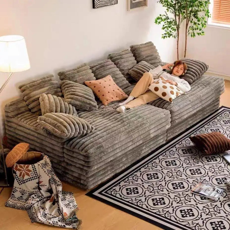Puff European Vacuum Compressed Sofa Minimalist Nordic Modern Living Room Sofas Lounge 2 Seater Woonkamerbanken Home Furniture