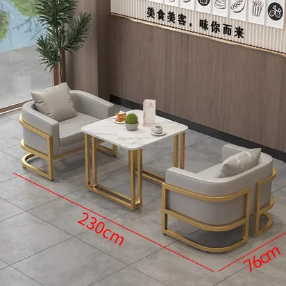 Linlamim Fabric Sofa Set Furniture Living Room Sofa Set with Desk and Stools / Big U Shape Cloth Couch Sofas for Home Furniture