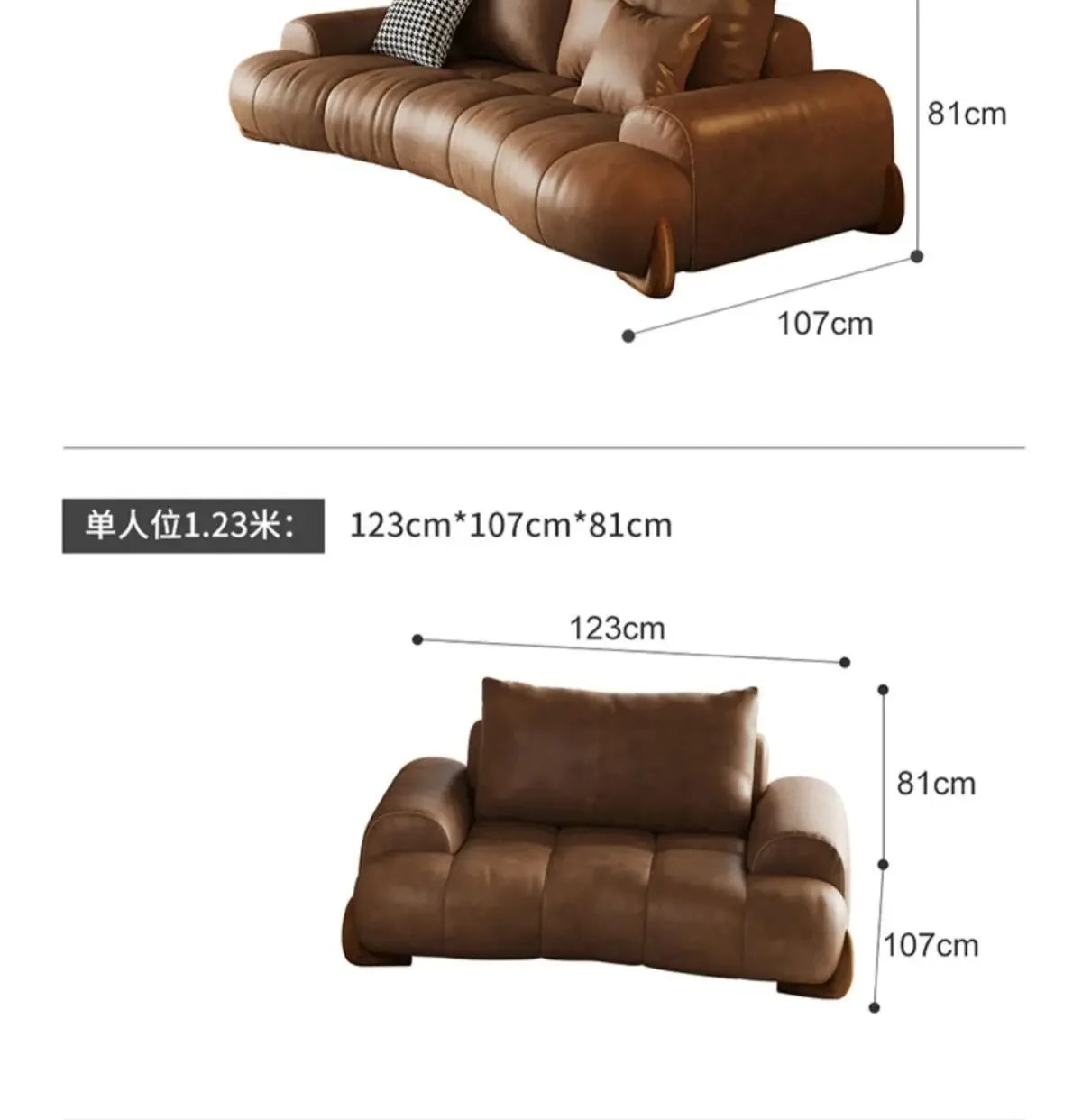 Modern Leather Relax Sofa Living Room Minimalist Luxury Sectional Nordic Sofa Adults Designer Divani Soggiorno Home Furniture