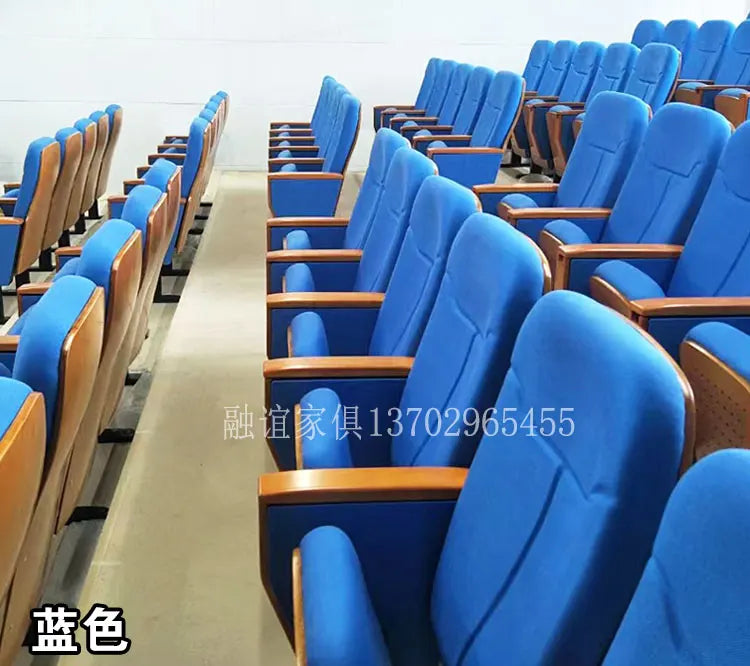 HT meeting room with row chairs Cinema School ladder classroom Aluminum alloy academic lecture hall seat