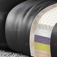 Lazy Black Modern Sofas Luxury Relax Style Puffs Living Room Sofa Recliner Choice Italiano Divano Soggiorno Home Furniture