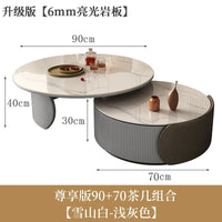 Unique Aesthetic Coffee Tables Marble European Glam Nordic Luxury Trendy Coffee Tables Round Modern Mesas Living Room Furniture