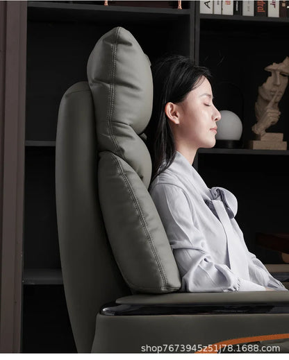Intelligent electric leather office chair study computer chair president chair high frequency pulse