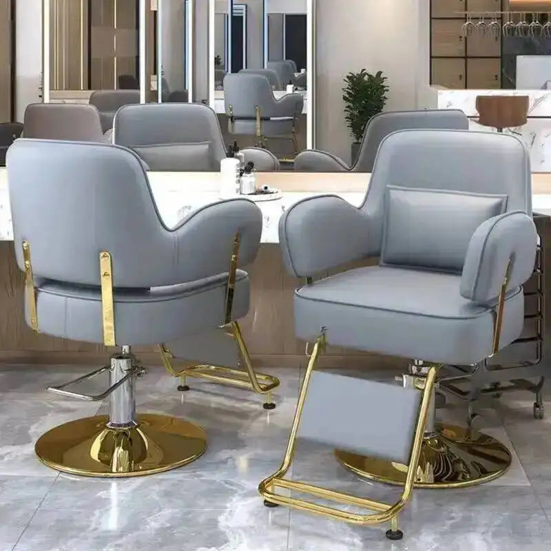 Barber Cutting Chairs Salon Nordic Hair Special Modern Style Barber Chairs Liftable Hairdressing Muebles Commercial Furniture WZ