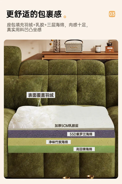 Extendeble Adults Electric Sofa Green Bed Loveseat Armchair Electric Sofas Floor Living Room Muebles Para El Hogar Furnitures