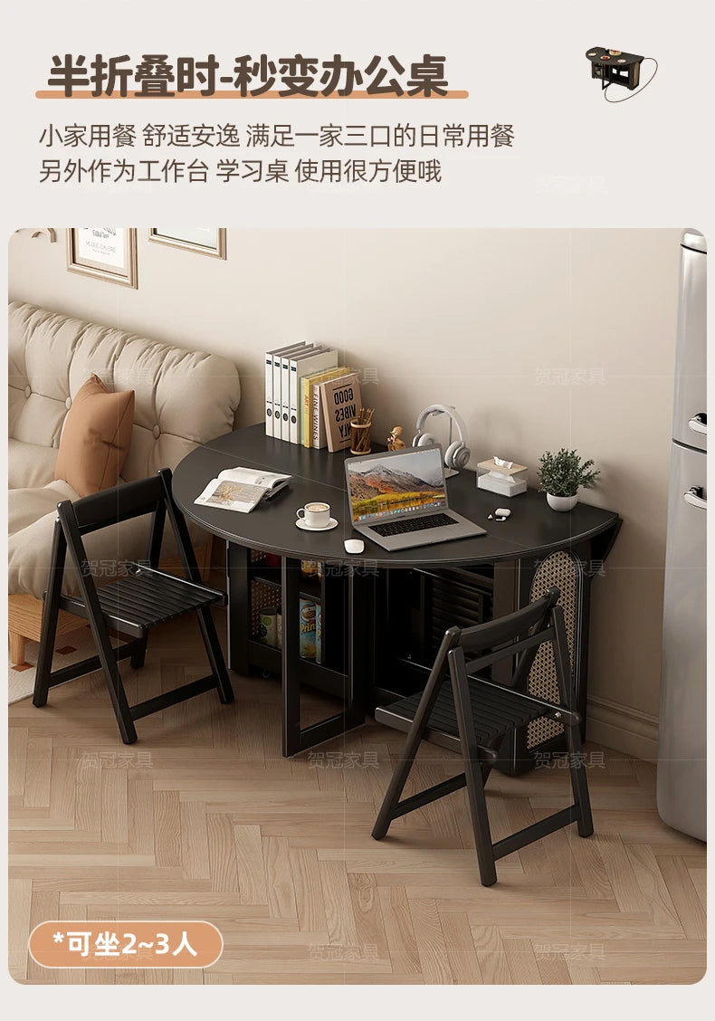 Waterproof Chair Dining Table Breakfast Modern Chair Side Dining Table Space Savers Round Set Sala Da Pranzo Home Furnitures