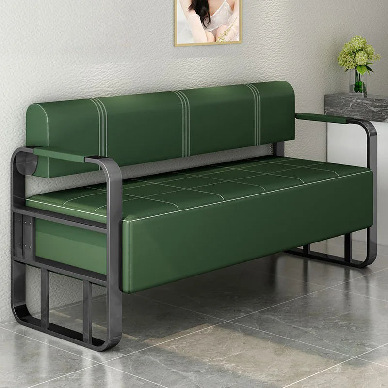 Steady Barber shop sofa chair reception room sitting area long sofa chair thickened equal sofa