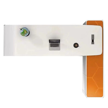 Modern simple class desk baking paint general manager boss table atmospheric office light luxury fashion desk boss table
