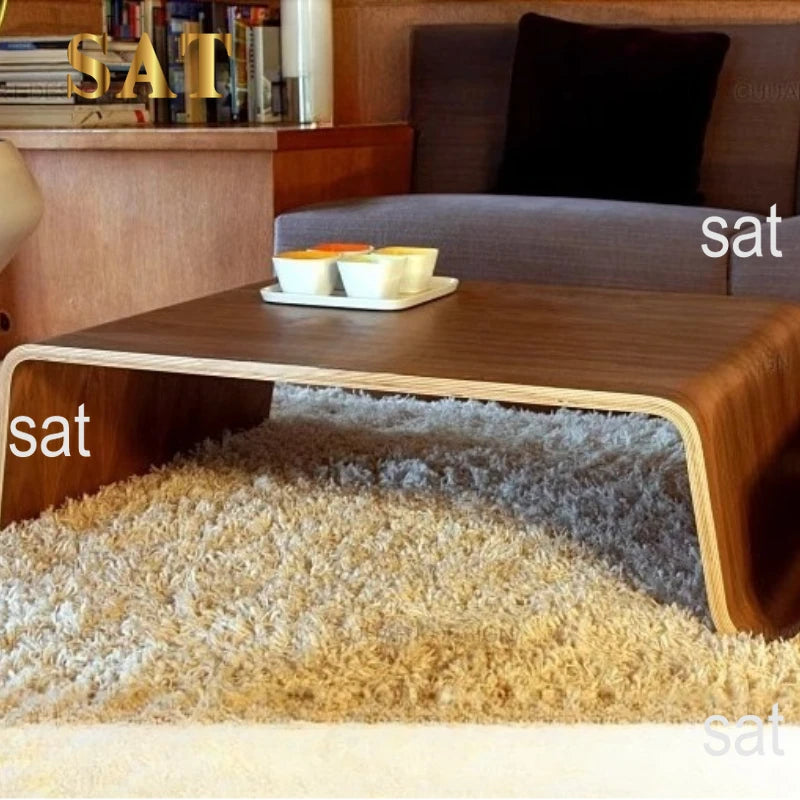m Modern minimalist coffee table living room home use Nordic wooden sofa side table Interior design style home m