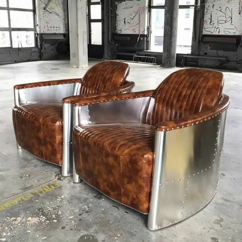 Pilot Retro Industrial Chair Bedroom and Dining Room Loft Style Living Room Sofa Household Furniture Pilot Chair