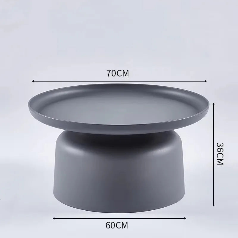 Coffee Table Nordic Living Room Sofa Side Simple Coffee Tables Round Corner Modern Home Small Tea Tables Furniture Mesa Plastic