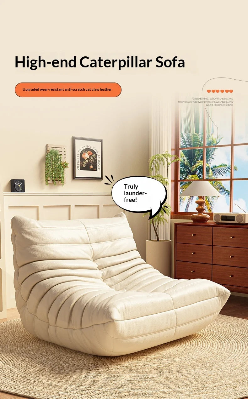 Lazy Sofa Reclining Sleeping Bedroom Small Sofa Bedside Tatami Leisure Chair Living Room Sofa