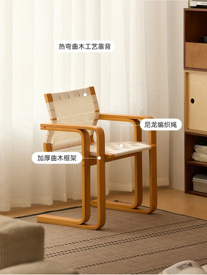 ZZ dining chair solid wood armrest home dining table retro back chair furniture home