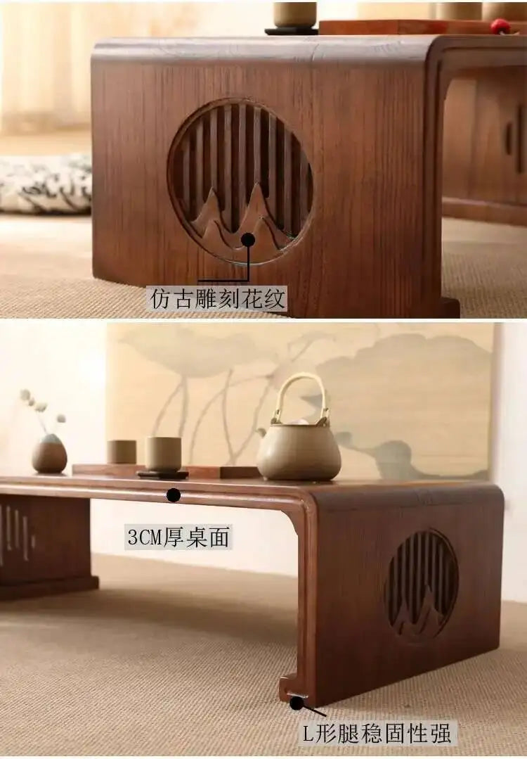 Japanese Floor Coffee Table Wood Entryways Vanity Sideboards Table Storage Couch Mesa De Centro Salon Livingroom Furniture Sets