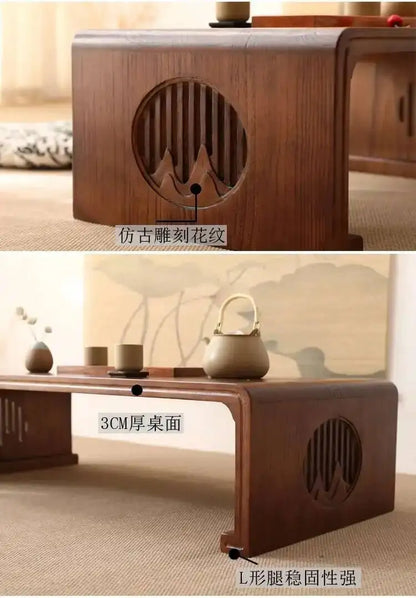 Japanese Floor Coffee Table Wood Entryways Vanity Sideboards Table Storage Couch Mesa De Centro Salon Livingroom Furniture Sets