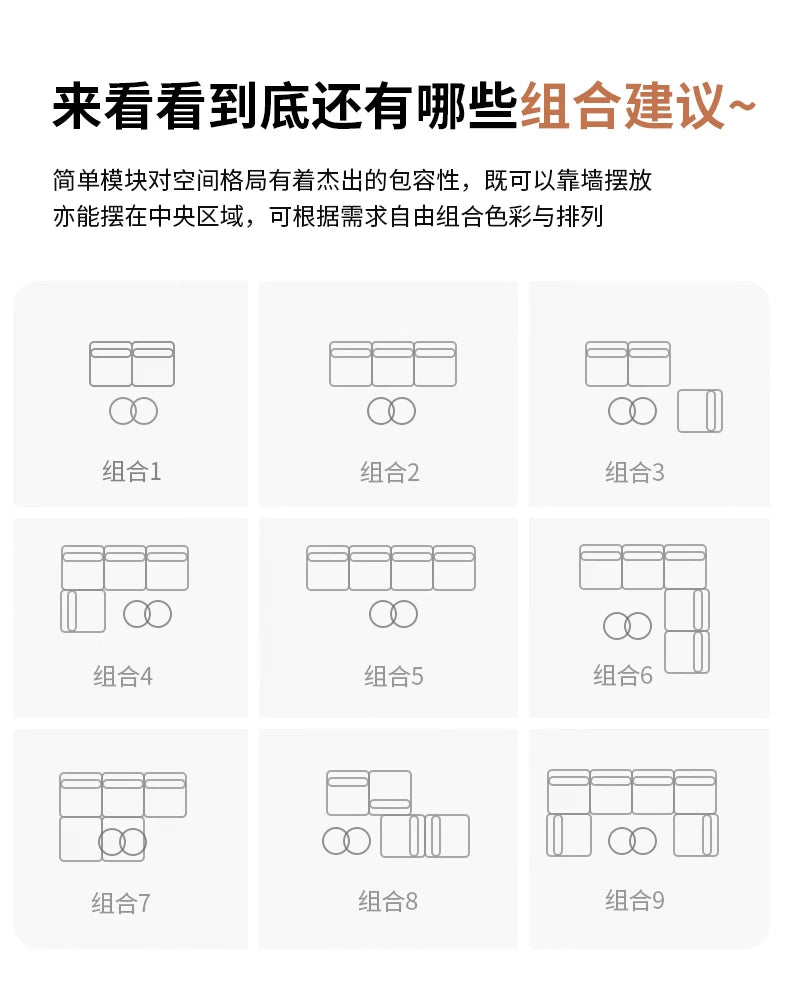 Adults Sleep Living Room Couch European Brown Villa Modular Corner Sectional Sofa Double Lounge Leather Canape Salon Furniture