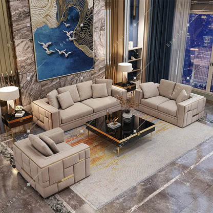 Foshan Factory Living Room Sofa Set Furniture Couch Sectional Modern Leather comfort Modular Luxury Sofas