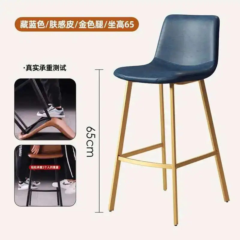 Luxury Office Bar Chair, Scratch resistant Outdoor European Bar Chair, Living Room Design, Taburetes Altos Cocina Home Furniture