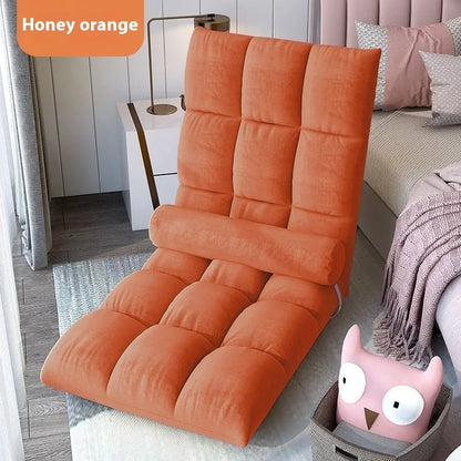 Folding Backrest Chair, Lazy Sofa, Bedroom, Dormitory, Single Seat Cushion, Bed Backrest, Bay Window, Balcony Tatami