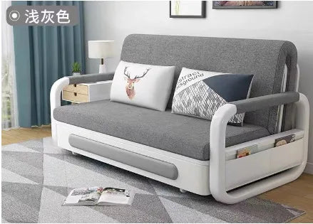 retractable small apartment living room, push pull single double sofa foldable